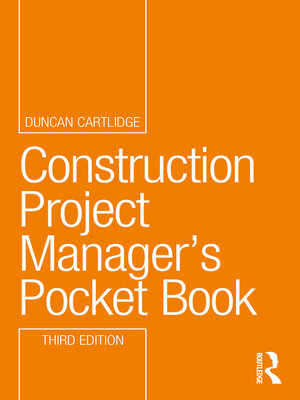 cover image of Construction Project Manager's Pocket Book